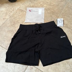 BALEAF activewear lightweight yoga lounge shorts pockets black M NWT package #1